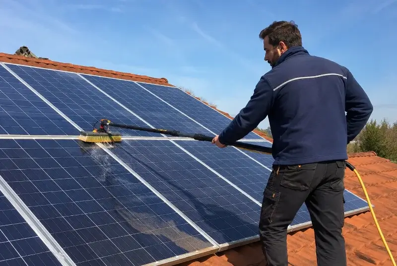 Nettoyage et entretien de panneaux solaires à Fayssac